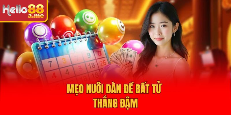 Mẹo nuôi dàn đề bất tử thắng đậm