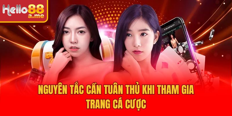 Nguyên tắc cần tuân thủ khi tham gia trang cá cược